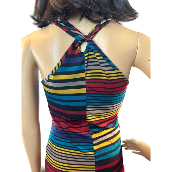 (5 for $25) mi manchi multi color Racerback Maxi Dress Size Small‎ - Picture 6 of 6